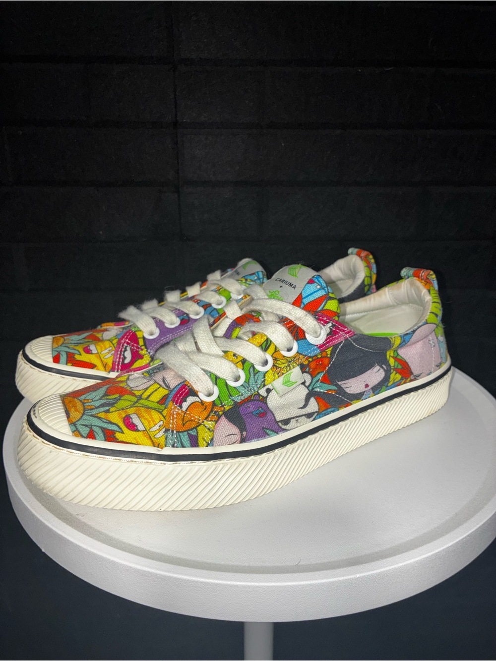 Cariuma  x Titi Freak canvas sneakers.